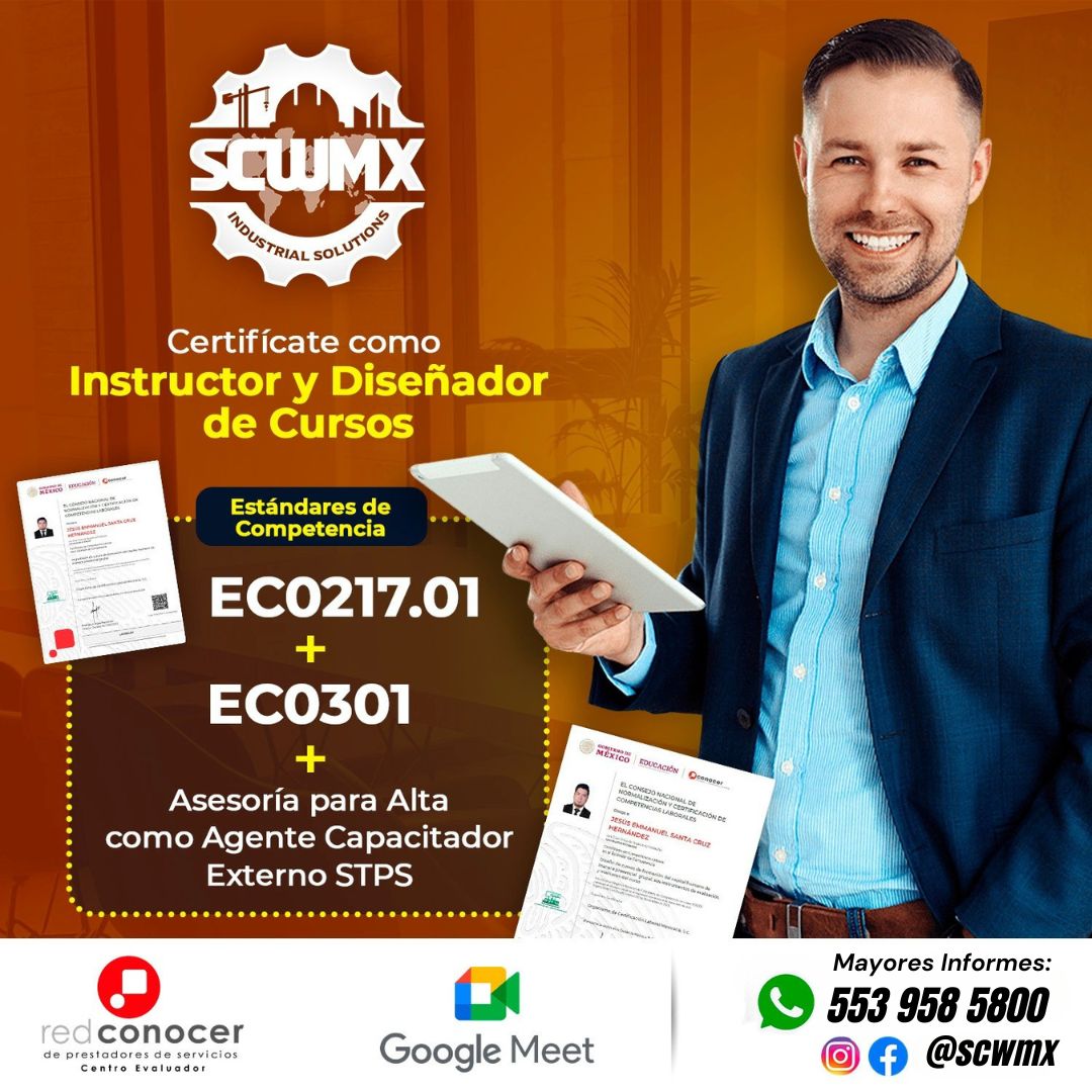 Instructor y Diseñador de Cursos (Estándares de Competencia)
